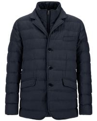 Herno - Quilted Long-Sleeve Down Jacket - Lyst