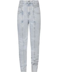 Isabel Marant - Light-Wash Straight-Leg Jeans - Lyst