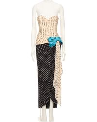Valentino - Crepe De Chine Dress - Lyst