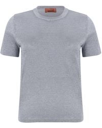 Missoni - Short-Sleeve Knitted Top - Lyst