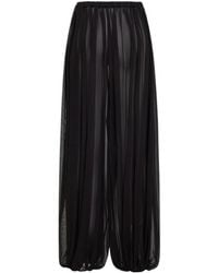 GIUSEPPE DI MORABITO - Pleated Wide-Leg Pants - Lyst