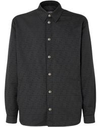 Fendi - Ff Zucca Jacquard Nylon Blouson - Lyst