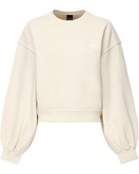 Pinko - Embroidered Balloon-Sleeve Sweater - Lyst