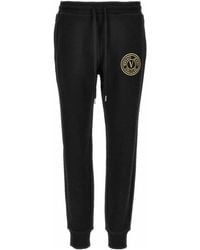 Versace Jeans Couture - V-Emblem Track Trousers - Lyst