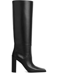 Alaïa - Alaïa Square Knee Boots - Lyst