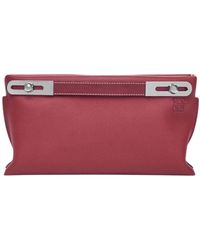 Loewe - Rouge Missy Trumpeter Handbag - Lyst