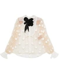 Valentino - Polka Dot Pattern Shirt - Lyst