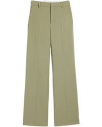 Ami Paris - Pressed-Crease High-Waisted Trousers - Lyst