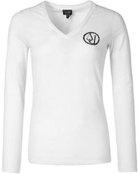 Armani Jeans - Logo Detail T-Shirt - Lyst