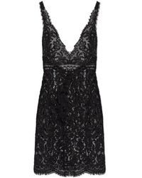 DSquared² - Scalloped Lace Mini Dress - Lyst