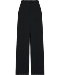 McQueen - Wool High-Waisted Trousers - Lyst