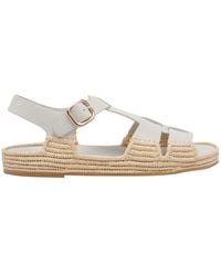 Paloma Barceló - Paloma Barceló Yuka Calidis Woven Flat Sandals - Lyst