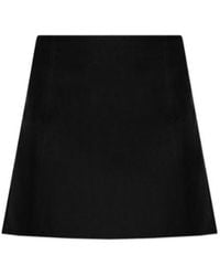 Alaïa - Alaïa A-Line Mini Skirt - Lyst