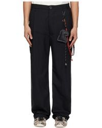 Song For The Mute - Slash Loose Pleated Trousers - Lyst