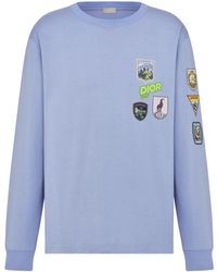 Dior - Mountain Long-Sleeved T-Shirt, Relaxed Fit - Lyst
