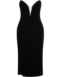Tom Ford - Strapless Midi Dress - Lyst