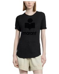 Isabel Marant - Isabel Marant Étoile Koldi Logo Printed T-Shirt - Lyst