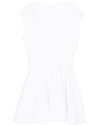 Alaïa - Alaïa Flared Mini Dress - Lyst