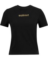 Barbour - Logo Crew Neck T-Shirt - Lyst