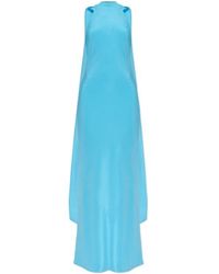 Cult Gaia - Doe Halterneck Draped-Panel Dress - Lyst