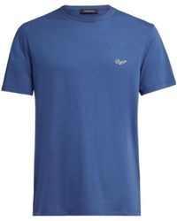 ZEGNA - Logo Marked Short-Sleeved T-Shirt - Lyst