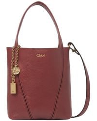 Chloé - Small Chloé Spin Tote Bag - Lyst