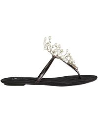 PUCCI - Round Head Flat Slippers - Lyst