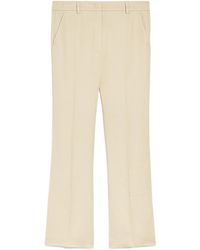 Weekend by Maxmara - Batavia Cotton And Linen Trousers - Lyst