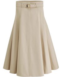 Dior - Mid-Length Belted Skirt - Lyst