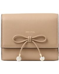 Jimmy Choo - Marinda Bow Leather Wallet - Lyst