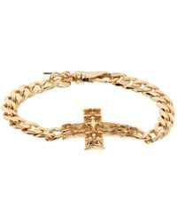 Emanuele Bicocchi - Edge Chain Notre-Dame Cross Bracelet - Lyst