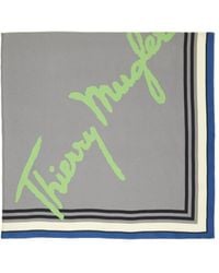 Mugler - Square Silk Scarf - Lyst