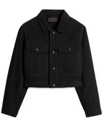 Lemaire - Long Sleeve Denim Jacket - Lyst