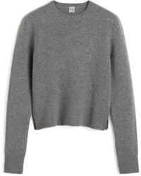 TOTEME - Totême Crewneck Knitted Jumper - Lyst