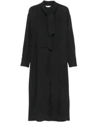 Barena - Tie-Neck Long Sleeved Dress - Lyst