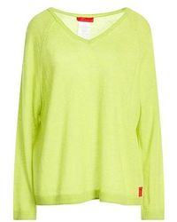 MAX&Co. - Solid Color V-Neck Knit Sweater - Lyst