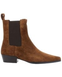 Strategia - Leather Ankle Boots - Lyst