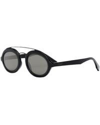 Fendi - Eyewear Oval Frame Sunglasses - Lyst