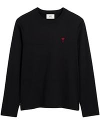 Ami Paris - Ami De Coeur Long-Sleeved T-Shirt - Lyst