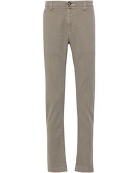Jacob Cohen - Bobby Logo Patch Mid-Rise Trousers - Lyst
