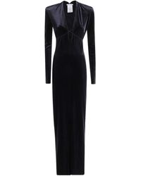 Amazuìn - Lara Velvet Maxi Dress - Lyst
