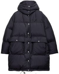 Prada - Soft Canvas Down Parka - Lyst