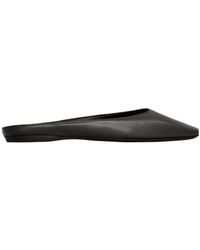 Saint Laurent - Lido Square Toe Slip-On Sandals - Lyst