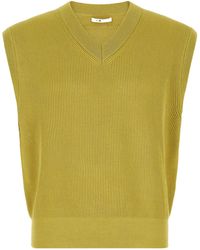 AURALEE - Rib-Knit Vest - Lyst