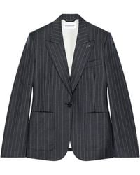 Givenchy - Wool Pinstripe Single-Breasted Blazer - Lyst