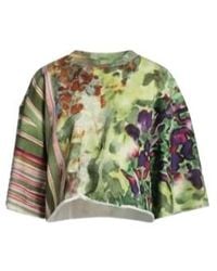 Sportmax - Colorful Stripe Short-Sleeve T-Shirt - Lyst