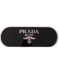 Prada - Logo Detailed Hair Clip - Lyst
