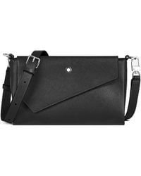 Montblanc - Logo-Plaque Messenger Bag - Lyst