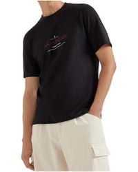 Brunello Cucinelli - Printed T-Shirt - Lyst