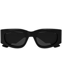 Gucci - Eyewear Rectangular Frame Sunglasses - Lyst